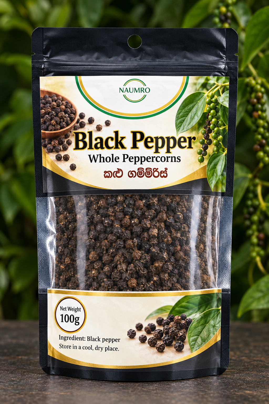 Black pepper packaging concept